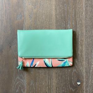 Rachel Pally Reversible Tropical Clutch
